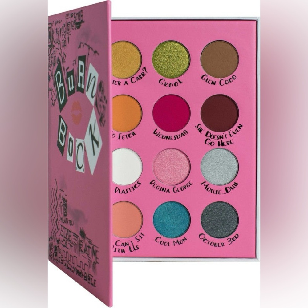 Limited Edition Rare Burn Book Eye Pallette Storybook Costmetics